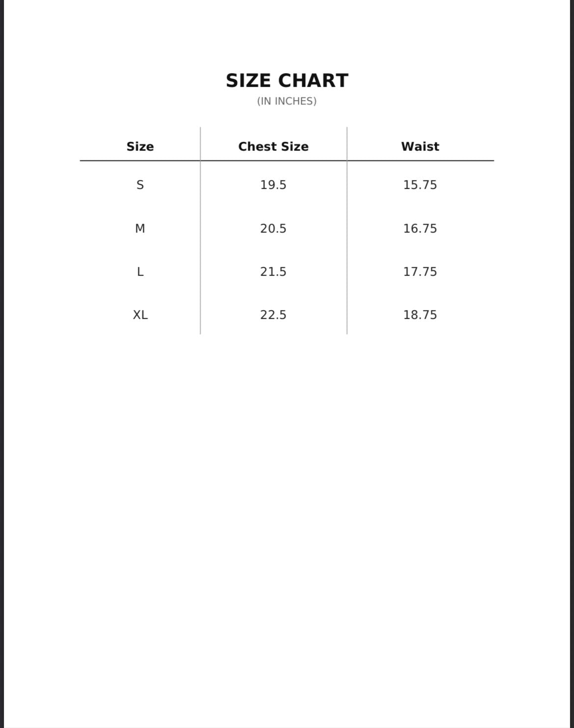 Onyx 5.0 Seamless Long Sleeve, Carmine red / Black size chart in inches